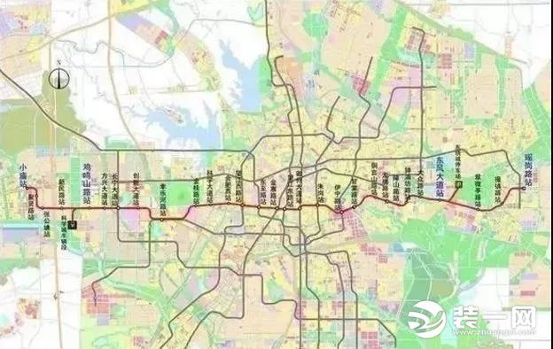 合肥市最新地铁规划图，自然美景探险之旅启程点