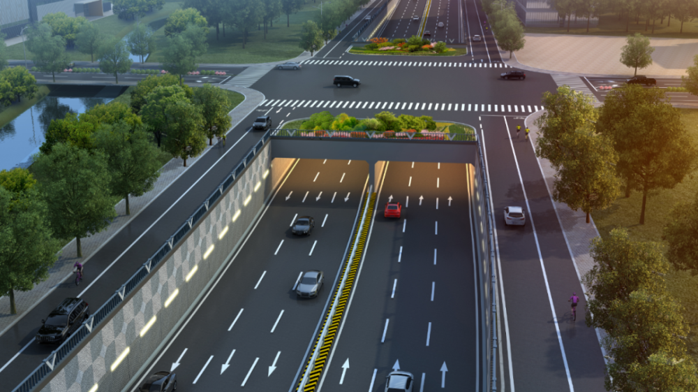 光华下穿隧道建设进展,工程奇迹再现!