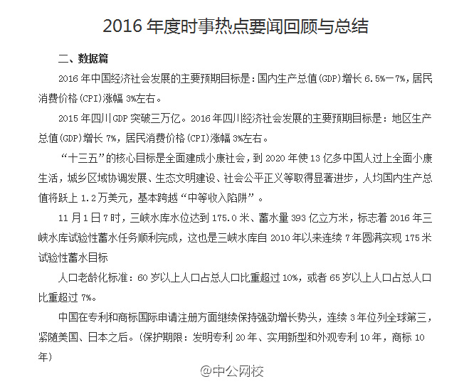 2016时事热点聚焦,最新动态一网打尽