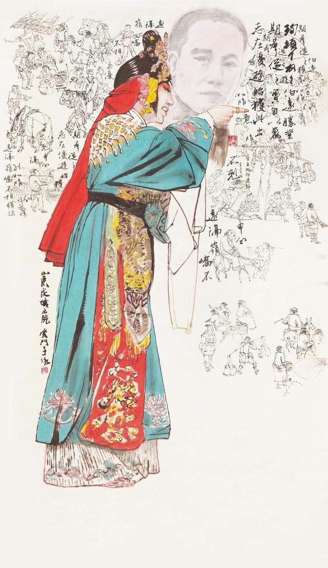 最新国画作品,与自然美景的交融,探寻内心平和的旅程