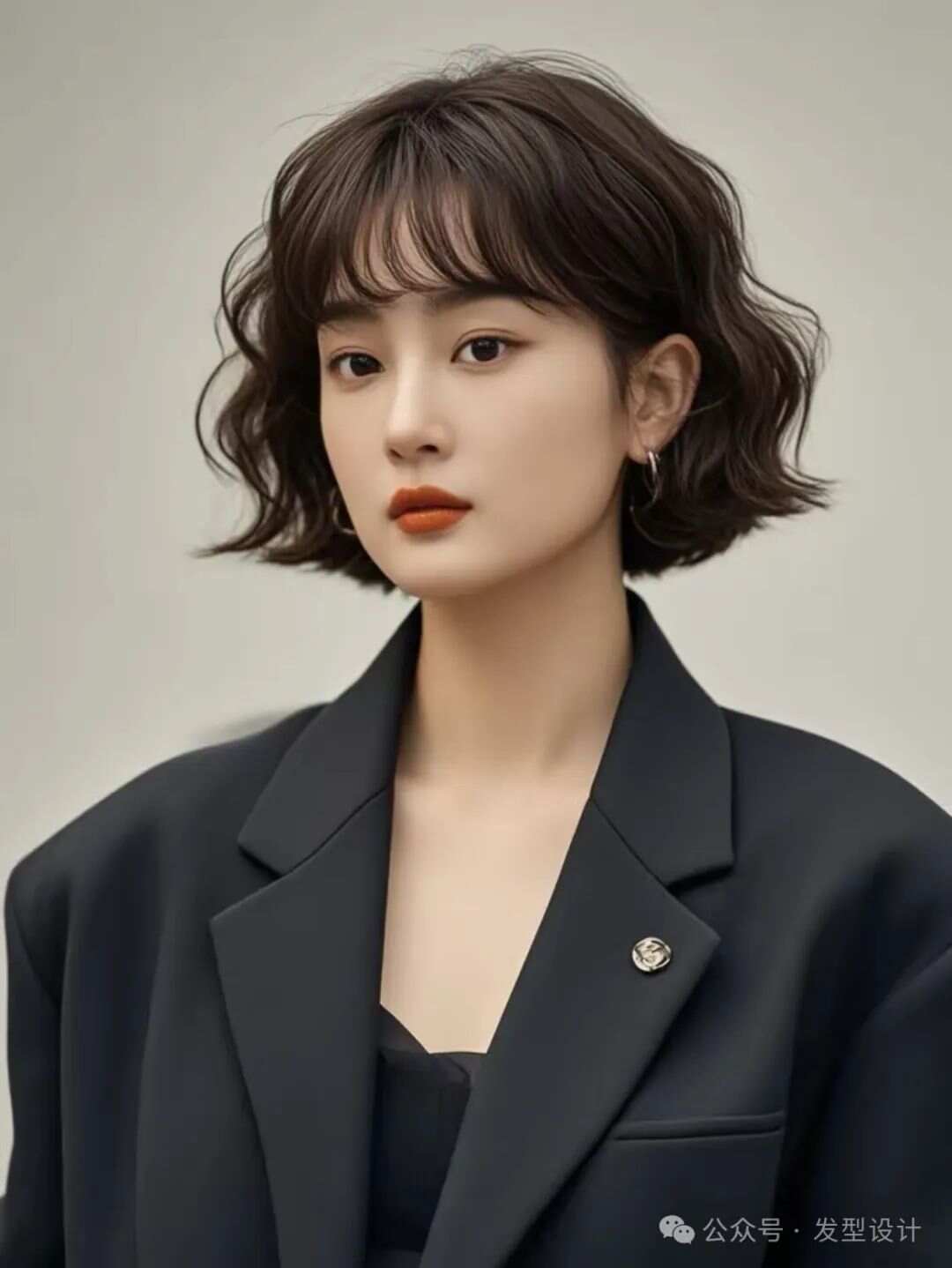 2025烫发短发流行趋势展望,未来短发的烫发新风尚