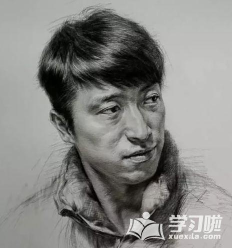 素描头像新篇,自信笔触下的成长风采