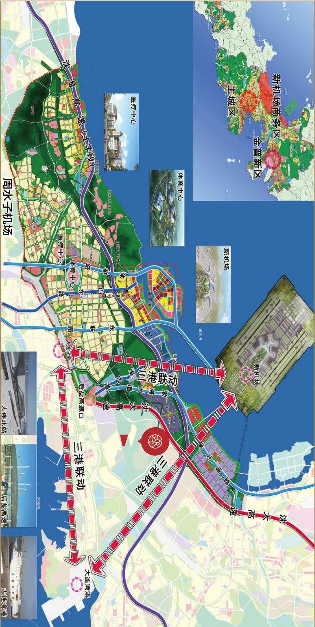 大连市最新地图发布，揭示城市发展与变迁的脉络解读
